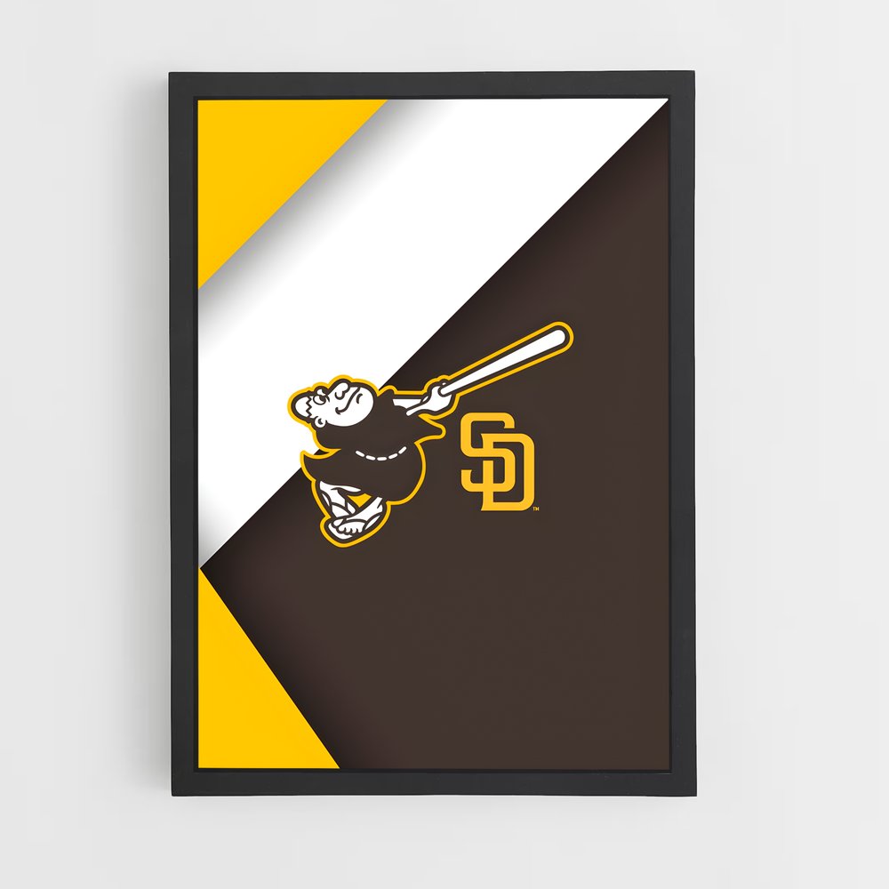 Poster Padres Legacy – affiche Baseball (vue 2)